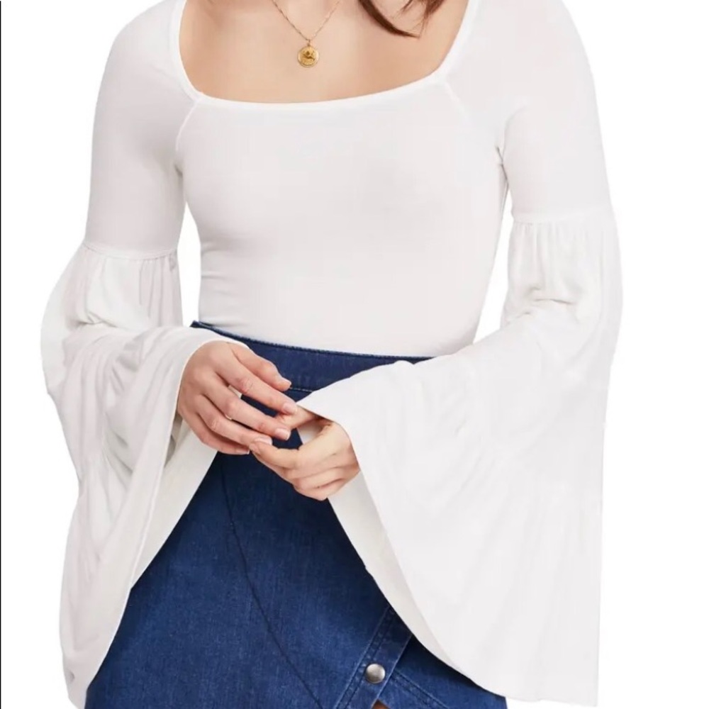Free People Babetown top in Ivory (NWT)